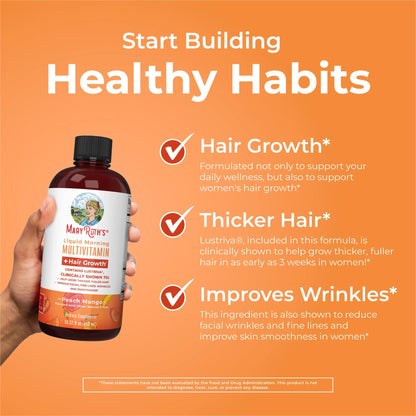 Liquid Morning Multivitamin + Hair Growth